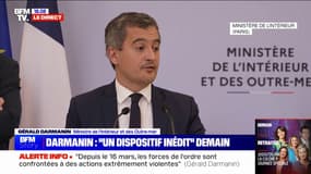 Gérald Darmanin: "Il y a de très nombreux mouvements ou groupuscules d’extrême gauche qui, sur les réseaux sociaux, organisent ces manifestations violentes"