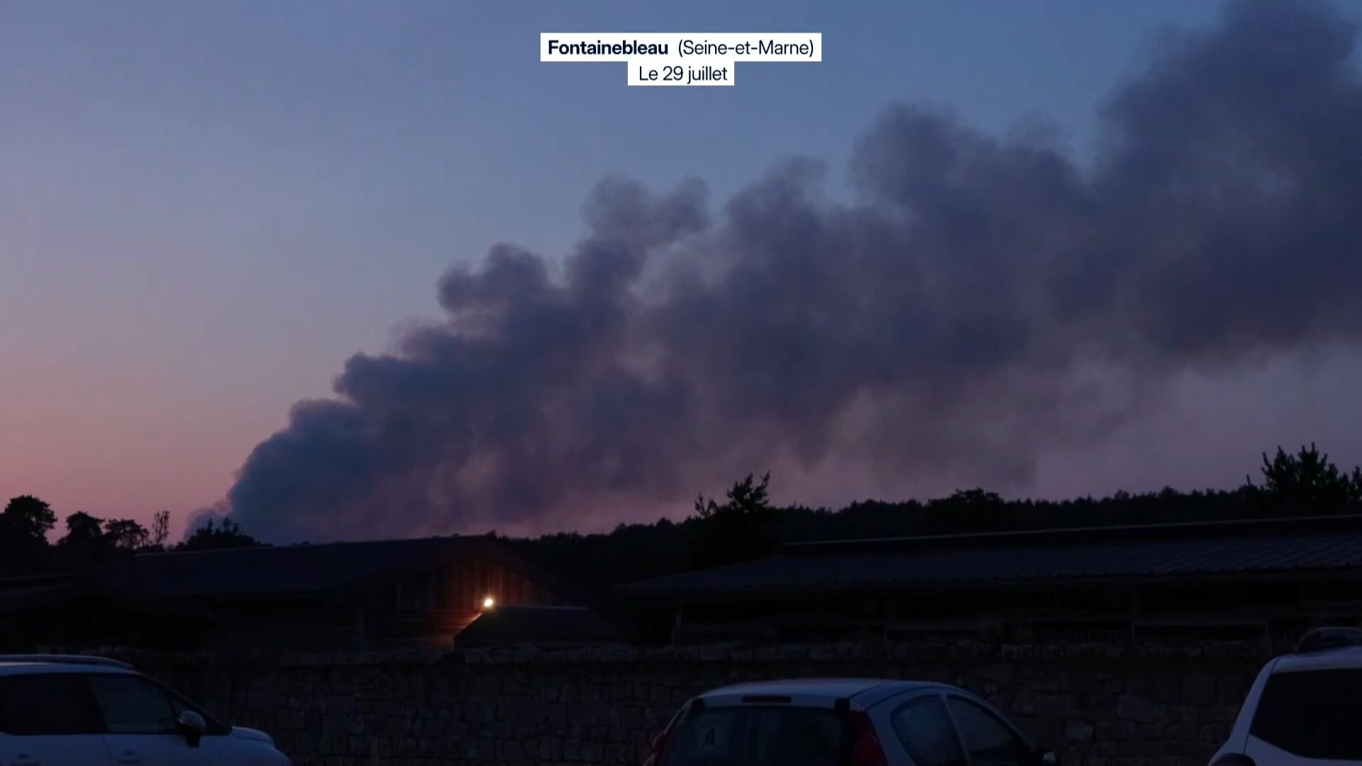 Sept hectares brûlés par une reprise de feu en forêt de Fontainebleau, les autorités "pas pessimistes"