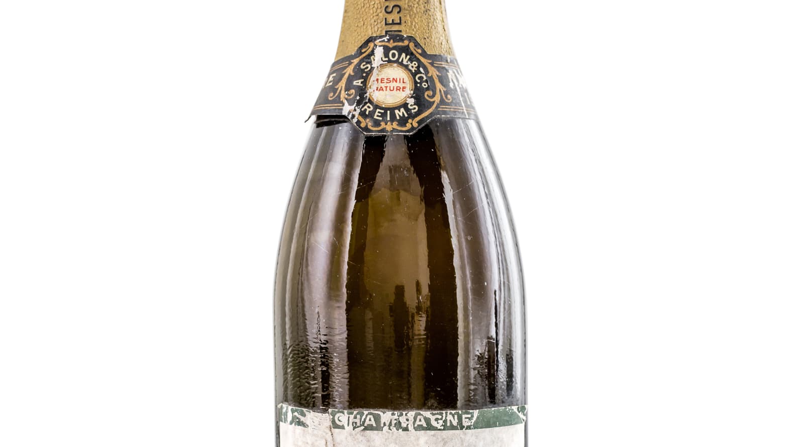Une bouteille de Champagne Salon 1928 Une bouteille de Champagne Salon 1928