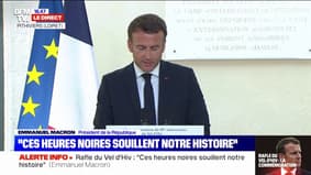 Emmanuel Macron: "La France de Vichy venait de loin et, en quelques mois, elle a éteint les Lumières"