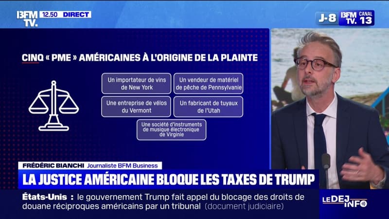 États-Unis: la justice américaine bloque les taxes de Trump