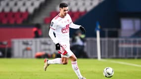Romain Faivre au Parc avec Brest, le 15 janvier 2022