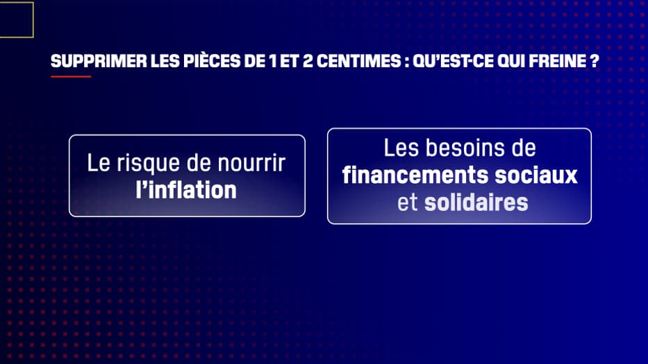 Supprimer les pièces de 1 et 2 centimes pourrait avoir des conséquences négatives.