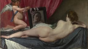 La Vénus au miroir par le peintre espagnol Velázquez