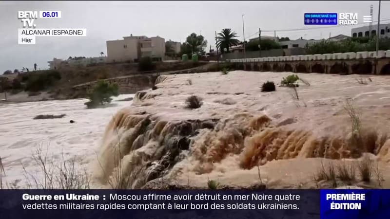 L'Espagne frappée par des inondations éclairs sur une grande partie du pays
