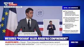 Gabriel Attal: La fermeture des écoles "ne fait pas partie de la base de travail" des concertations avec les élus cette après-midi