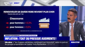 Inflation: les prix à la consommation ont augmenté de 4,8% le mois dernier sur un an