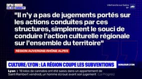 Auvergne-Rhône-Alpes: la région entend réduire les subventions aux établissements culturels lyonnais