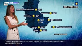 Météo: les températures s'enflamment ce jeudi à Lyon avec 38°C dans l'après-midi, le Rhône toujours en vigilance orange canicule