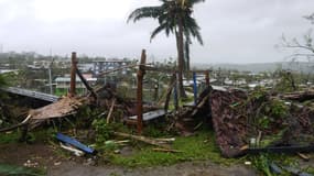 A Port Vila, le 15 mars. 90% des habitations de la capitale du Vanuatu ont été endommagées par le cyclone Pam. 