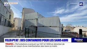 Marseille: des containers transformés en logements temporaires pour une cinquantaine de sans-abri