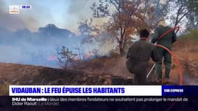 Incendie dans le Var: les habitants de Vidauban apportent leur aide aux pompiers