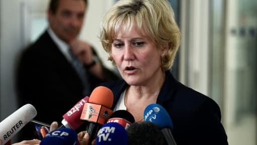 L'eurodéputée Nadine Morano à Paris, le 24 avril 2017