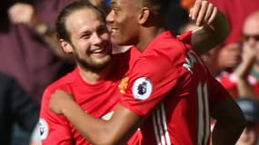 La joie d'Anthony Martial et Daley Blind