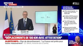 Bruno Le Maire: "Dès le 11 mai, tous les commerces rouvriront à l'exception des lieux de convivialité comme les cafés, bars, restaurants"