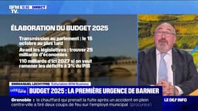 Budget 2025 : la première urgence de Barnier - 09/09