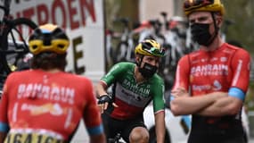 Sonny Colbrelli et les coureurs de la formation Bahrain Victorious
