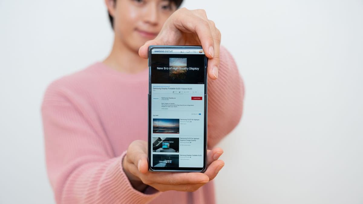 Les écrans dépliables de Samsung