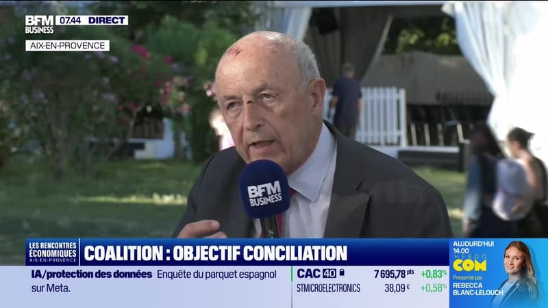 Jean-Hervé Lorenzi (Rencontres Économiques d'Aix-en-Provence) : Coalition, objectif conciliation - 05/07