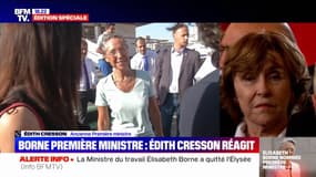 Élisabeth Borne nommée Première ministre: "Il était temps qu'il y ait une autre femme", réagit Édith Cresson