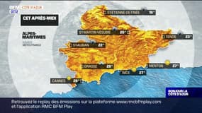 Météo Côte d’Azur: des orages localement forts dans l'arrière-pays ce vendredi après-midi mais du grand soleil sur littoral, 27°C à Nice, 22°C à Saint-Auban