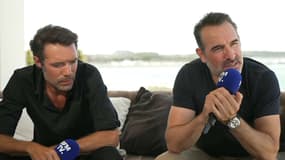 Nicolas Bedos et Jean Dujardin sur la Croisette