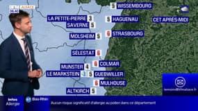 Météo Alsace: des nuages, quelques flocons et jusqu'à 6°C à Strasbourg et Colmar