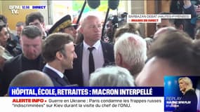 "Les petits chèques c'est bien, mais on a envie d'un vrai salaire": une ambulancière interpelle Emmanuel Macron