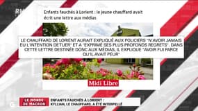 Le monde de Macron : Enfants fauchés à Lorient, le chauffard Kyllian a été interpellé - 19/06