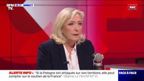 Marine Le Pen fustige "l'indécence et le cynisme" de Gérald Darmarnin