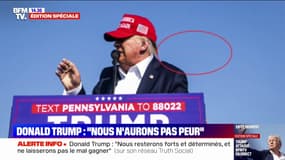 Donald Trump attaqué: l'image de la balle qui a blessé l'ancien président américain 
