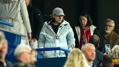 Le rappeur Orelsan au match Caen-Amiens, le 24 septembre 2024.