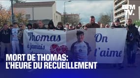 Mort de Thomas: l’heure du recueillement 