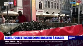 Lille: soleil, foule et moules... une braderie à succès