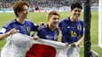 Les Japonais célèbrent leur qualification pour les huitièmes du Mondial 2022