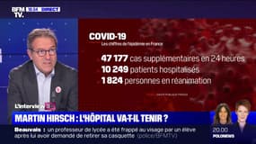 Covid-19: Martin Hirsch est "inquiet" pour les jours à venir
