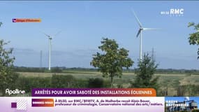 Arrêtés pour avoir saboté des installations éoliennes 