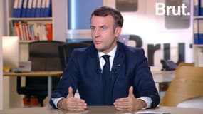 Emmanuel Macron sur Brut 