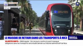 Nice: le masque de nouveau obligatoire dans les transports en commun