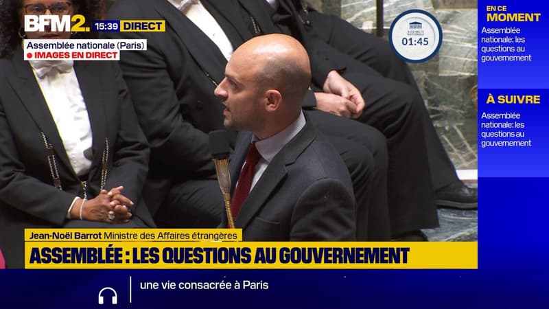 Le Français Théo Clerc, emprisonné en Azerbaïdjan, est de retour en France annonce Jean-Noël Barrot, ministre des Affaires étrangères