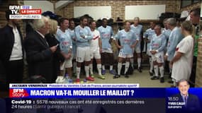 Larqué dispute son dernier match, avec le Variétés Club de France 
