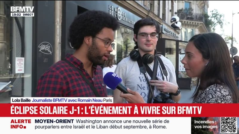"Ce n’est pas encore impossible": ce Parisien cherche désespérément des lunettes pour observer l'éclipse solaire