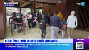 Seine-Maritime: jour de rentrée pour les élèves du Havre
