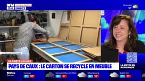 Planète Locale du lundi 25 mars - Pays de Caux : le carton se recycle en meuble