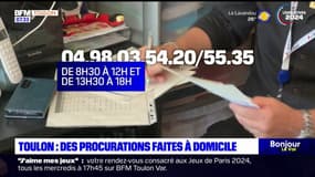 Législatives: à Toulon, la police organise une tournée pour délivrer des procurations à domicile