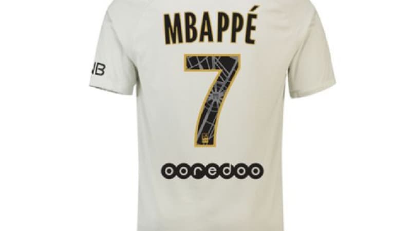 Le maillot de Kylian Mbappé