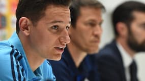Florian Thauvin et Rudi Garcia (OM)