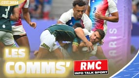   JO 2024 / Rugby à 7 : les Bleus renversent l'Afrique du Sud (19-5) et filent en finale, le replay RMC
