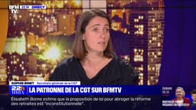 Sophie Binet (CGT) reçue à Matignon: "Le cours des choses ne retrouvera pas la normale si cette réforme n'est pas retirée" 