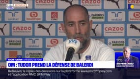 OM: Tudor prend la défense de Balerdi